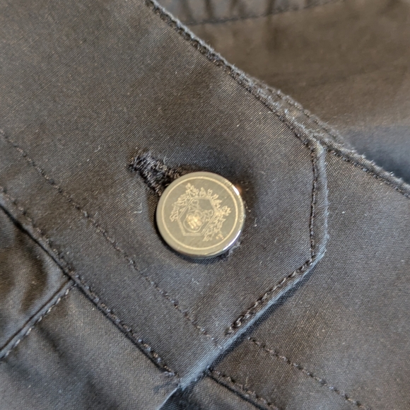 The Kooples Mao-neck Fitted Buttondown Shirt in Black Poplin Cotton - Picture 4 of 8